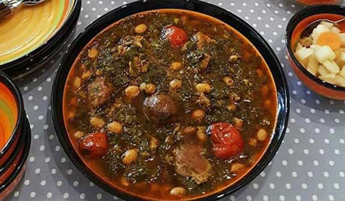 دستور پخت خورش تره اصیل کردی با عطر و طعم بینظیر