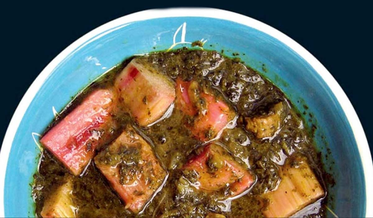 طرز تهیه خورش ریواس