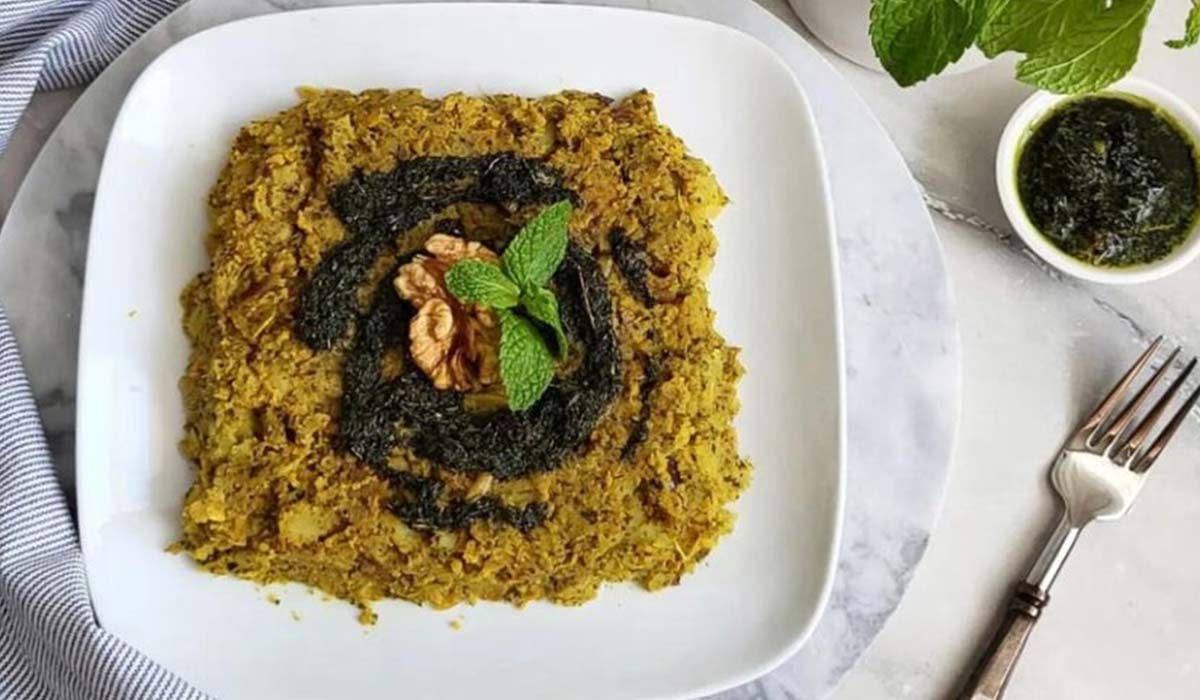 طرز تهیه کشک سیب کرمانی