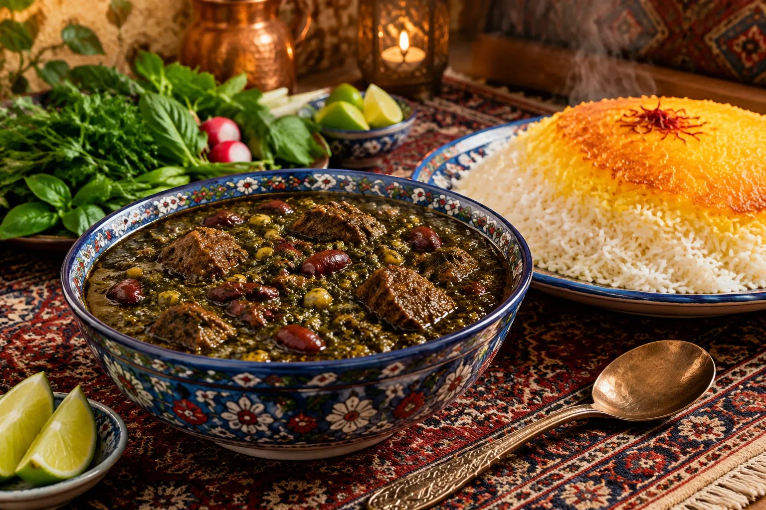 طرز تهیه قرمه سبزی